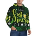 thumbnail image 2 of Sikiie Tropical Summer Vibes Men's Hoodie, Essentials Hoodie, Sweatshirt, Pullover Hooded Sweatshirt for Men-3X-Large, 2 of 7