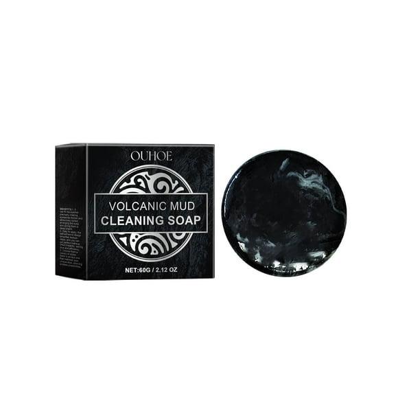 yelldesk Natural Soap Bar, Face & Body Soap, Volcanic Mud Coffee-flavored Soap For Bathing With Soap To Cleanse The 60g