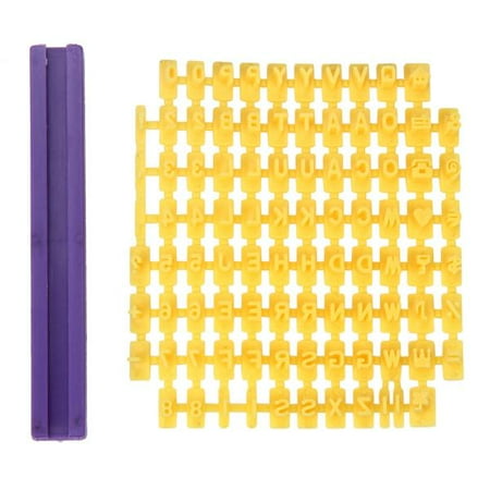 Cutter Press - Alphabet Letter Number Biscuit Cookie Cutter Press Stamp Embosser Cake Mould