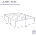 thumbnail image 6 of Alazyhome Under Bed Storage Platform Bed Frame, Queen, 6 of 6