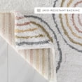 thumbnail image 6 of 100% Cotton Modern Patterned Bath Mat by Comfort Canopy, White Geometric, 24" x 17", 6 of 10