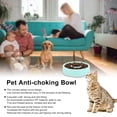 thumbnail image 4 of Anti-choking Plastic Pet Feeding Bowl, Exquisite Dog Slow Food Bowl, For Dogs, Emerald Green, 4 of 8