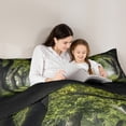 thumbnail image 5 of Feelyou Mystic Jungle Tree Bedding Comforter Set for Kid, Rustic Farmhouse Twin Comforter Sets, Dreamy Fairy Tale Reversible Bedding Set, Luxury Bedroom Decor, 2pcs, 5 of 8