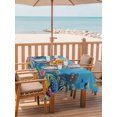 thumbnail image 2 of 60x102 Inch Outdoor Tablecloth with Umbrella Hole Zipper Rectangle Ocean Diving Cat Rectangular Tablecloths Outside Waterproof Coastal Coral Fish Marine Life Patio Table Cloth Cover for Picnic Party, 2 of 8