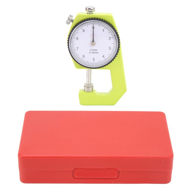 Round Dial Thickness Gauge Exquisite Handheld Thickness Gauge With Storage Box For Jewelry