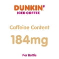 thumbnail image 2 of Dunkin' French Vanilla Iced Coffee, 13.7 fl oz Bottle, 2 of 12