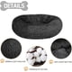 thumbnail image 2 of Cama calmante para perros, cama mullida para gatos, cama redonda de felpa para mascotas, cama para perros con forma de donut para gatos y perros pequeños y medianos, 2 of 5