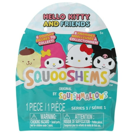 Squooshems Hello Kitty 2.5" Kuromi My Melo Figure 1 Mystery Plush Random New
