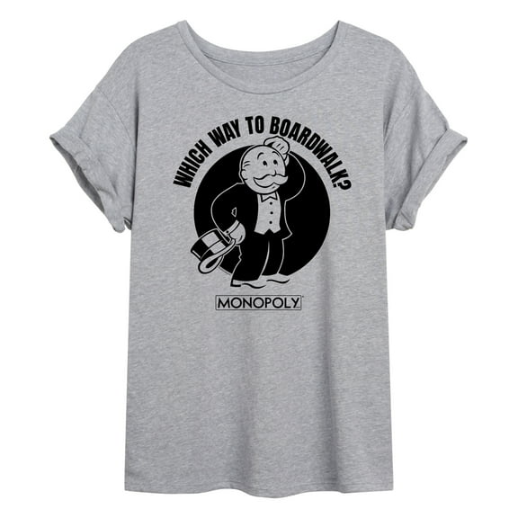 Monopoly - In This Economy - Women's Oversized Graphic T-Shirt
