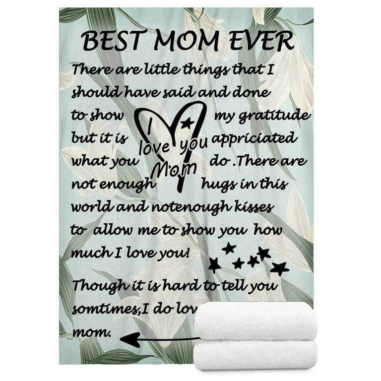 Mom Gifts Blanket,mothers day Birthday Gifts for Mom from Daughter,Best Mom  Ever Gifts,Unique Presents for Mother,Moms Birthday Gift Ideas,Gifts for Mom  Who Has Everything,40x58''(#352,40x58'')A 