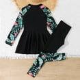 thumbnail image 5 of Girls Swimsuit 2 Piece Long Sleeve Full Body Rash Guard Girls Bathing Suit Beach Vacation Muslim Swimwear 5-13 Years, 5 of 5