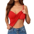 thumbnail image 2 of Fewfanhot Seamless Shapewear for Women Slim Fit V-Neck Light Tummy Control Camisole Adjustable Spaghetti Strap Built-in Bra Tank Top, 2 of 6