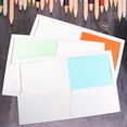 thumbnail image 5 of Carpeta Yeaqee, paquete de 100 unidades, 2 bolsillos, papel laminado brillante, 5 of 5