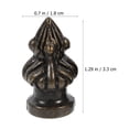 thumbnail image 4 of 2Pcs Lamp Shade Parts Hardware Zinc Alloy for Table Lamp, 4 of 9