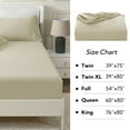thumbnail image 3 of Mildly 22" Extra Deep Pocket Fitted Sheet, Ultra-Soft, Premium 1800 Collection - Queen, Beige, 3 of 8