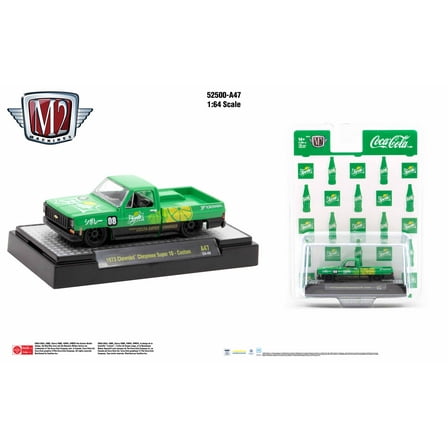 M2 Machines Coca-Cola Release A47 1973 Chevrolet Cheyenne Super 10