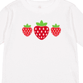 thumbnail image 4 of Inktastic Strawberries Summer Strawberry Fruit Girls Long Sleeve Toddler T-Shirt, 4 of 5