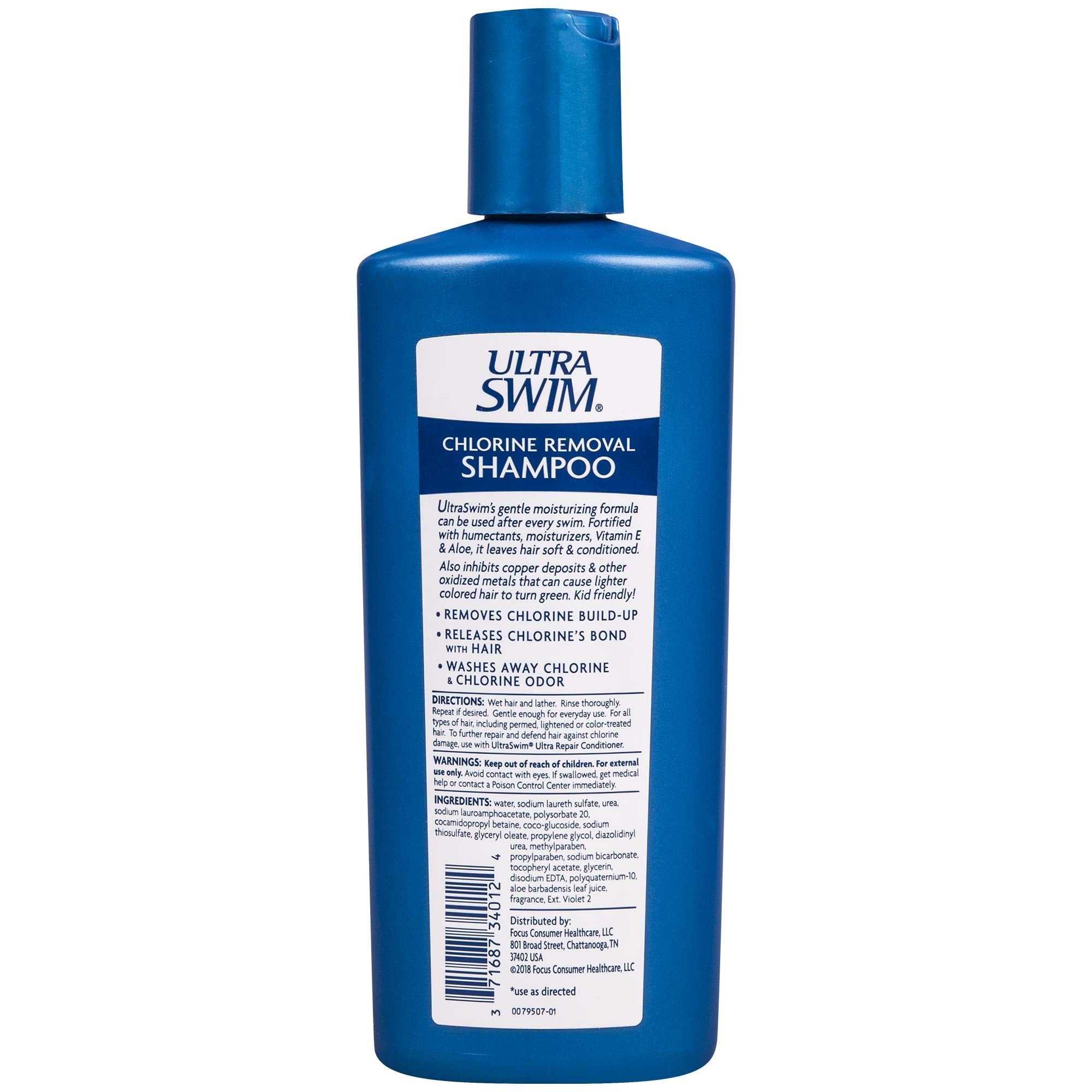 Ultra Swim Chlorine Removal Shampoo, 7 Oz Bottle