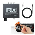 thumbnail image 2 of Digital To Analog Converter 3.5 Jack Amplifier Decoder Optical Fiber Coaxial For Headphone With Volume Control ,Fast and Stable Transmission, 2 of 6