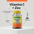 thumbnail image 3 of Vitamina C + Zinc Spring Valley 475mg 90 capsulas, 3 of 4
