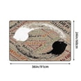 thumbnail image 4 of ZICANCN Dualism Contrast Judgment Area Rugs Doormat , Facecloth Non-Slip Floor Mat Rug for Living Room Kitchen Sink Area Indoor Outdoor Entrance 36"x24", 4 of 9