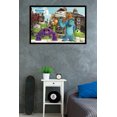 thumbnail image 2 of Disney Pixar Monsters University - Oozma Kappa Wall Poster, 22.375" x 34", Framed, 2 of 2