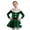 Green, variant on iiniim Girls Long Sleeve Halter Sequins Christmas Dress Velvet Festive Party Role Play Dancewear A Red 4