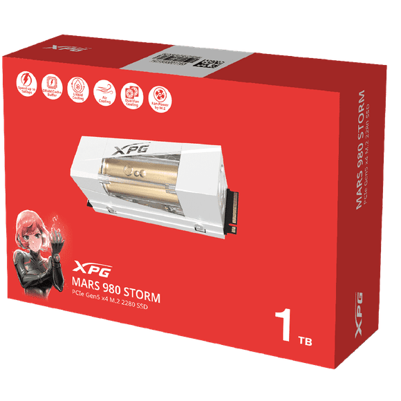 SSD M.2 1TB XPG MARS 980 PRO PCIe 5.0 14000/13000 MB/s