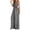 *Black, variant on Women's Plaid Print Sleeveless Jumpsuit,Spaghetti Strap Wide Leg Romper with Elastic Waist,Casual Summer Jumpsuit Red,Women's Plus M