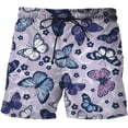 thumbnail image 1 of Cartoon Butterfly Graphic Beach Shorts Pants Men 3D Printed Surf Board Shorts Summer Hawaii Swimsuit Swim Trunks Cool Ice Shorts Fivean unisex, 1 of 2
