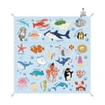 thumbnail image 3 of Manta de Picnic al aire libre, estera de Camping de poliéster, estera de Picnic multiusos, estera de playa resistente al agua para mochilero, senderis 220x210cm, 3 of 8
