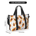 thumbnail image 2 of Travel Duffle Bag Papaya polka dots Travel Tote Bags Carry on Luggage Waterproof Weekender Bags with Top Handle Adjustable Shoulde Strap for Travel Gym, 2 of 5
