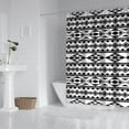 thumbnail image 3 of 72" x 84" Waterproof Shower Curtain - Premium Fade-Resistant Polyester Fabric with Metal Grommets & 12 Hooks, Quick Dry & Machine Washable, Hotel Style Bath Curtain for Home/Airbnb, 3 of 5