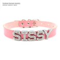 thumbnail image 4 of Collar de lujo con letras de diamantes de imitación para hombre y mujer, Gargantilla con nombre personalizado, Sexy, para fiesta de disfraces, Cosplay, regalo de joyería de Halloween, 4 of 4