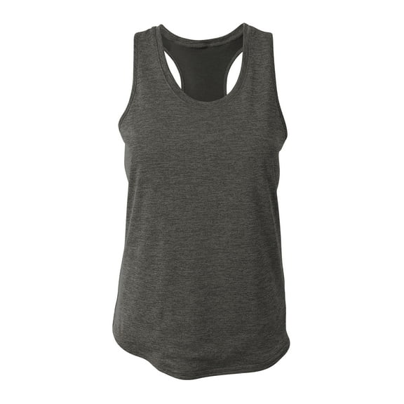 A4 NW1175 Womens Inspire Racerback Tank - Charcoal - XS