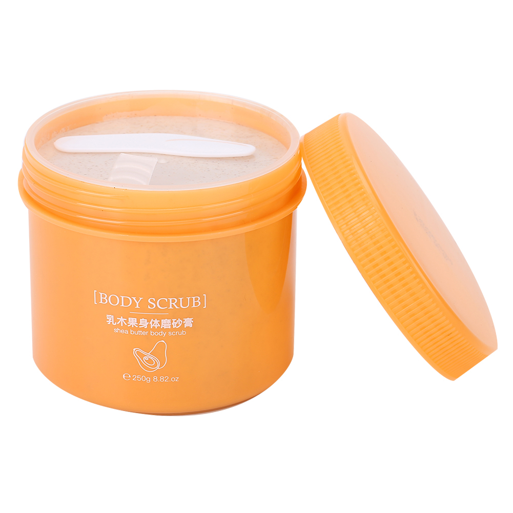 Body Scrub Exfoliating Scrub Body Exfoliating Cream QMHUT 250g Shea