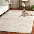 thumbnail image 3 of SAFAVIEH Tahoe Trudi Distressed Shag Area Rug, Ivory/Gold, 6'7" x 6'7" Square, 3 of 8