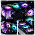 thumbnail image 5 of Thermalright TL-M12QR-S X3 Reverse 120mm ARGB PC Case Fans, 1500 RPM PWM, 47.6 CFM High Airflow, S-FDB Bearing, 3-Pack, 5 of 8