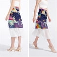 thumbnail image 4 of Unicorn Stylish Chiffon Beach Skirts and Summer Dresses for Women scalloped Off Shoulder Maxi Dress Dress Beach Dresses for Women, 4 of 6