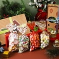 thumbnail image 3 of JOYIN 144 Pcs Christmas Cellophane Bags, 11''X 5'' treat Candy Goodie Bags with Ribbon for Holiday Treats Party Favors Supplies Gift Wrapping, 3 of 7