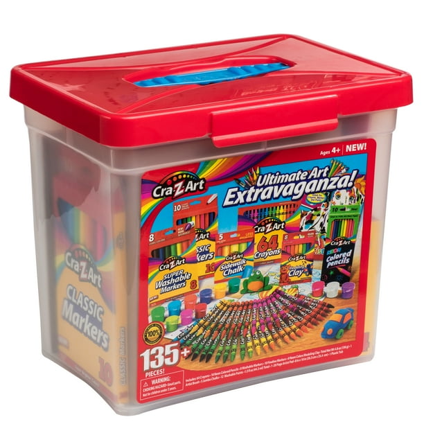 Cra-Z-Art Ultimate Extravaganza Multicolor Drawing Set, Beginner