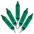 thumbnail image 1 of Vickerman W2V2004 2.5 volt 200mA Green Glass Incandescent Mini Bulbs - 500 per Bag, 1 of 1