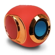 Sound Town X6 Waterproof Portable Bluetooth Speaker, TWS Bluetooth, IPX54, Stereo Sound, Built-in Mic for Phone Calls, for Home and Outdoor, Black (X6-RD)