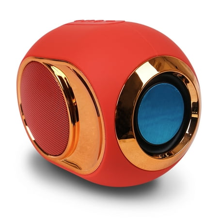 Sound Town X6 Waterproof Portable Bluetooth Speaker, TWS Bluetooth, IPX54, Stereo Sound, Built-in Mic for Phone Calls, for Home and Outdoor, Black (X6-RD)