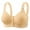 Beige, variant on KHONTS Daisy Bras for Seniors Women Front Closure Full Coverage Padded Bras Push up Bra Comfortable Everyday Bralettes Pink 46