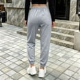 thumbnail image 6 of Qingpeng Boys Girls Winter Solid Color Elastic Wide-leg Pockets Jogger Cuffed SweatPants Long Pants for Kids, 6 of 6