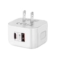 thumbnail image 2 of 20W Fast Charger, Staron 2026 PD Power Delivery Quick Charger 3.0 Wall Charger Block Plug, Dual Port USB-C USB-A Universal Compatible Safe Smart Chip, 2 of 7