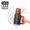 thumbnail image 3 of 40oz Tumbler with Handle and Straw, Vacuum Insulated Stainless Steel Travel Mug, Fits Car Cup Holder, Flame Print, 3 of 6