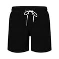 thumbnail image 4 of JUMEYU Boys Athletic Shorts Slim Boys Active Performance Mesh Style Basketball Sport Shorts Size 13-14 (Black,13-14 Years), 4 of 7