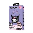 thumbnail image 6 of Hello Kitty Kuromi Wireless Bluetooth Earbuds with Rotating Charging Case | Built-in Mic, Hands-Free Calling, Purple and Black Design for Kids & Fans | Flip Face Feature, 6 of 7